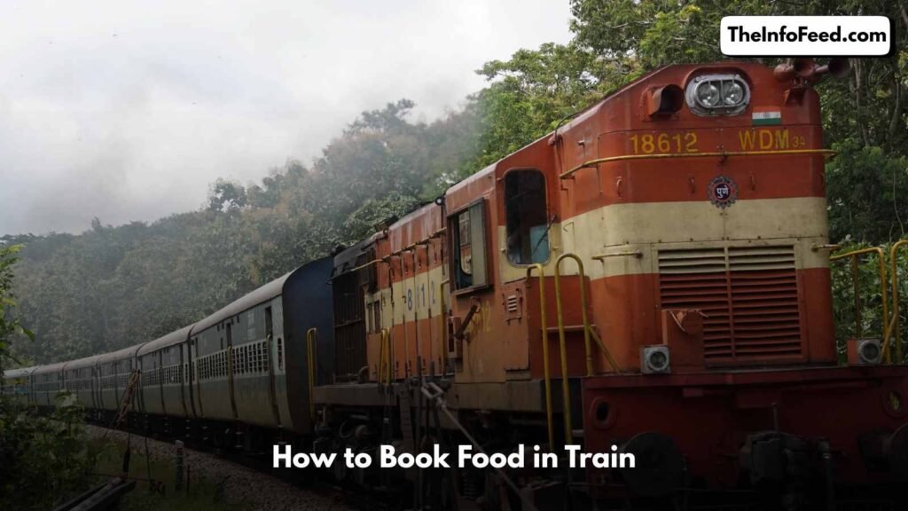 How to Book Food in Train